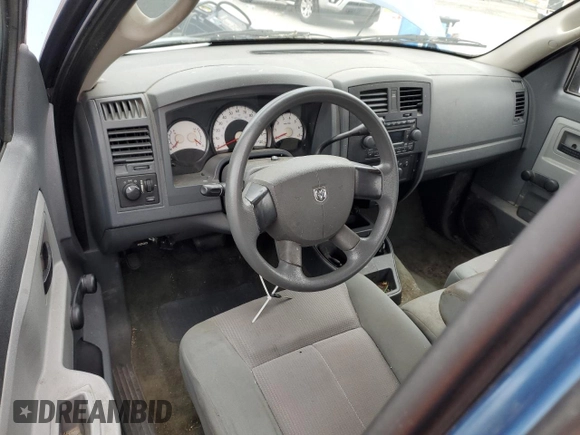2005 Dodge Dakota ST with VIN 1D7HE22K75S329911, listed as a Copart auction lot 44815135 with 152,436 mi miles and Salvage Title. Bid and sale history available at DreamBid. Image 8.