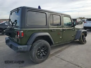 2021 Jeep Wrangler Unlimited Sport Altitude with VIN 1C4HJXDG7MW708491, listed as a Copart auction lot 83564304 with 8,319 mi miles and Clean Title. Bid and sale history available at carsss.com. Image 3.