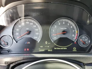2015 BMW M3 with VIN WBS3C9C5XFP803228, listed as a Copart auction lot 52173245 with 105,597 mi miles and Salvage title. Bid and sale history available at DreamBid. Image 9.