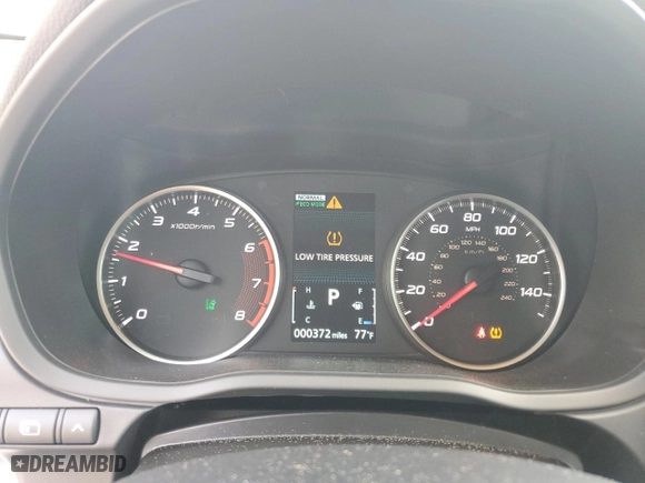 2024 Mitsubishi Eclipse Cross LE with VIN JA4ATVAA7RZ047741, listed as a Copart auction lot 42502535 with 372 miles and Salvage Title. Bid and sale history available at carsss.com. Image 9.