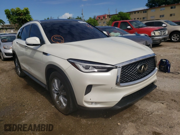 2019 Infiniti QX50 Luxe with VIN 3PCAJ5M13KF137147, listed as a Copart auction lot 64635424 with 30,857 mi miles and Clean Title. Bid and sale history available at DreamBid. Image 1.