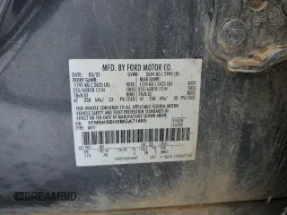 2021 Ford Explorer with VIN 1FMSK8BH0MGA71485, listed as a Copart auction lot 44632955 with 132,040 mi miles and Salvage Title. Bid and sale history available at carsss.com. Image 14.
