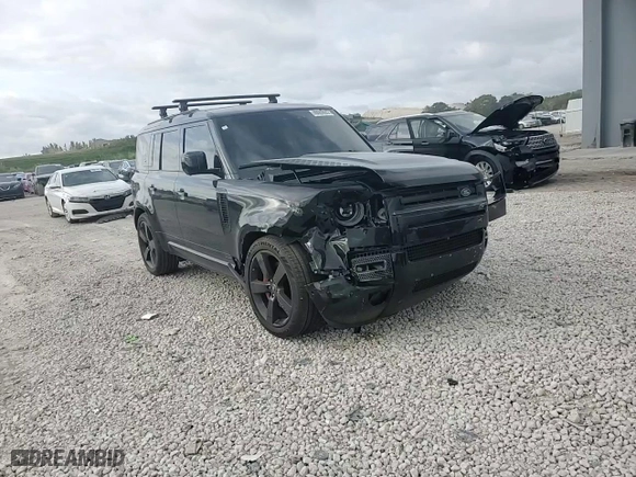 2024 Land Rover Defender X with VIN SALEXEEU0R2261987, listed as a Copart auction lot 46060625 with 5,062 mi miles and Salvage Title. Bid and sale history available at carsss.com. Image 11.