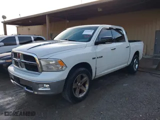 2010 Dodge Ram 1500 SLT with VIN 1D7RV1CT9AS221497, listed as a IAAI auction lot 41532326 with 188,174 mi miles. Bid and sale history available at carsss.com. Image 2.
