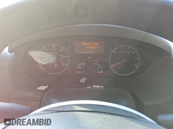2020 Ram ProMaster Cargo with VIN 3C6URVJG8LE108532, listed as a Copart auction lot 51551915 with 44,392 mi miles and Salvage Title. Bid and sale history available at carsss.com. Image 9.