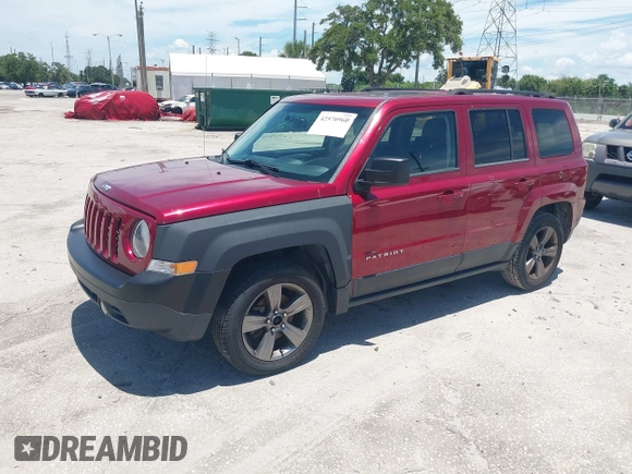 2015 Jeep Patriot High Altitude with VIN 1C4NJPFA9FD341572, listed as a IAAI auction lot 42570960 with 106,264 mi miles and . Bid and sale history available at DreamBid. Image 2.