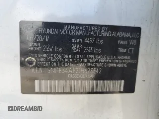 2018 Hyundai Sonata SEL with VIN 5NPE34AF2JH623342, listed as a Copart auction lot 43954545 with 69,973 mi miles and Salvage Title. Bid and sale history available at DreamBid. Image 12.