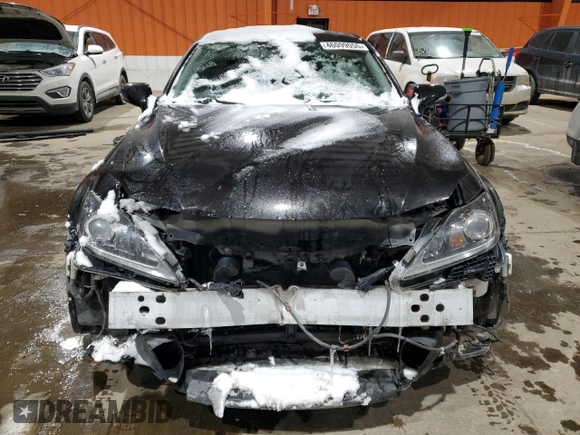2011 Lexus IS 350 with VIN JTHCE5C22B5000532, listed as a Copart auction lot 46099055 with 201,651 mi miles and Salvage title. Bid and sale history available at DreamBid. Image 5.