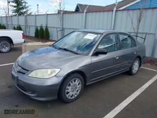2005 Honda Civic Sdn LX with VIN 2HGES15535H628939, listed as a IAAI auction lot 41960347 with 265,130 mi miles. Bid and sale history available at carsss.com. Image 2.