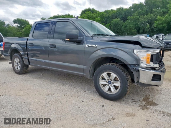2019 Ford F-150 XL with VIN 1FTEW1C52KKD48598, listed as a Copart auction lot 52421275 with 224,682 mi miles and Salvage Title. Bid and sale history available at DreamBid. Image 4.
