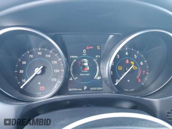2019 Jaguar XE 25t with VIN SAJAR4FX2KCP48452, listed as a Copart auction lot 77409984 with 62,204 mi miles and Salvage Title. Bid and sale history available at carsss.com. Image 9.
