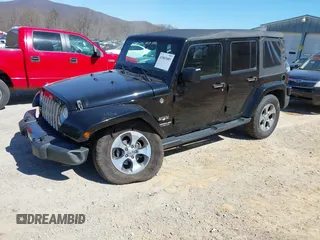 2017 Jeep Wrangler Unlimited Sahara with VIN 1C4BJWEG4HL605843, listed as a IAAI auction lot 41883085 with 93,752 mi miles. Bid and sale history available at carsss.com. Image 23.