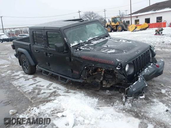 2021 Jeep Gladiator Rubicon z VIN 1C6JJTBG5ML605799, wystawiony jako IAAI lot #41190679 z przebiegiem 47 550 mil mil oraz . Historia ofert i sprzedaży dostępna na DreamBid. Obrazek 1.