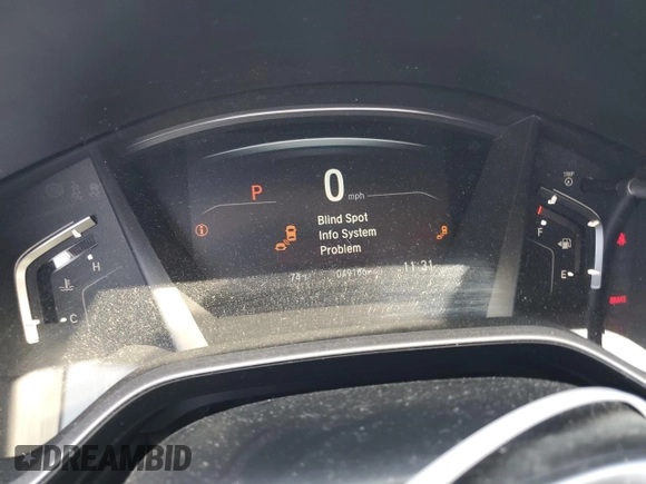 2020 Honda CR-V EX with VIN 2HKRW2H55LH689235, listed as a Copart auction lot 53967155 with 49,166 mi miles and Salvage Title. Bid and sale history available at carsss.com. Image 9.