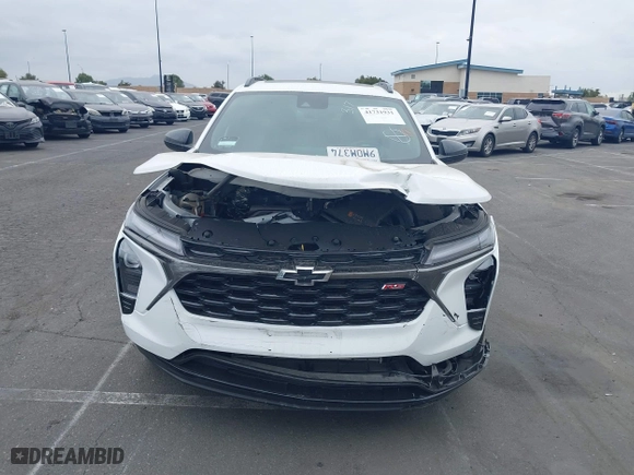 2025 Chevrolet Trax 2RS with VIN KL77LJEP1SC016255, listed as a IAAI auction lot 41731931 with 10,616 mi miles. Bid and sale history available at carsss.com. Image 12.