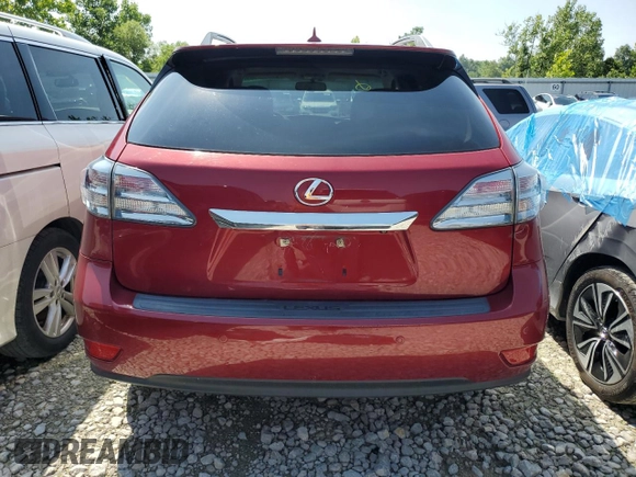 2011 Lexus RX 350 with VIN 2T2BK1BA5BC081371, listed as a Copart auction lot 64771665 with 207,419 mi miles and Salvage title. Bid and sale history available at DreamBid. Image 6.