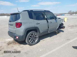 2020 Jeep Renegade Limited with VIN ZACNJBD15LPK90703, listed as a IAAI auction lot 42023043 with 72,988 mi miles and . Bid and sale history available at DreamBid. Image 4.