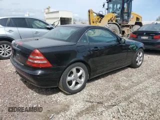 2001 Mercedes-Benz SLK 230/320 with VIN WDBKK65F01F216236, listed as a Copart auction lot 51431855 with 90,999 mi miles and Salvage title. Bid and sale history available at DreamBid. Image 3.