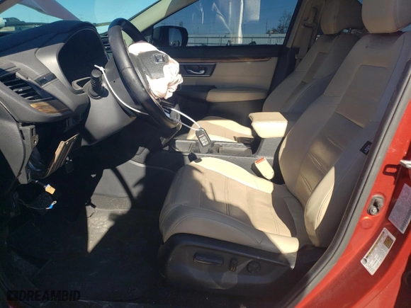 2018 Honda CR-V EX-L with VIN 2HKRW1H80JH502601, listed as a Copart auction lot 47070435 with 77,067 mi miles and Salvage Title. Bid and sale history available at carsss.com. Image 7.