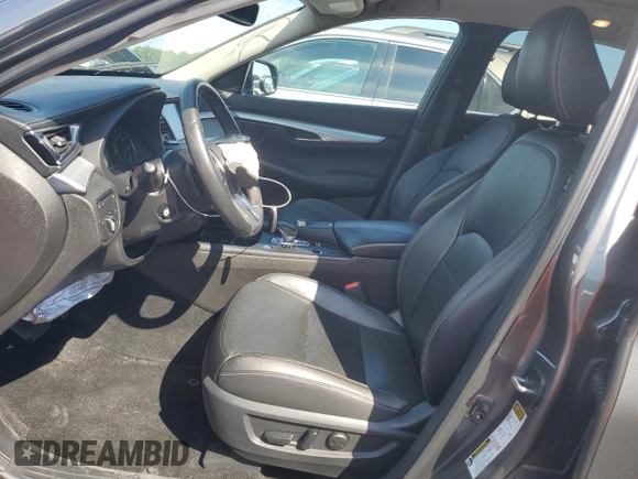 2019 Infiniti QX50 Essential with VIN 3PCAJ5M37KF107957, listed as a Copart auction lot 58545645 with 130,535 mi miles and Salvage title. Bid and sale history available at DreamBid. Image 7.