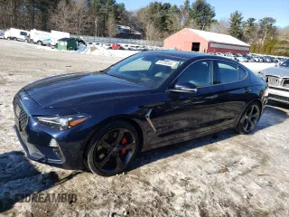 2019 Genesis G70 Dynamic with VIN KMTG34LE8KU032664, listed as a Copart auction lot 89106065 with 27,659 mi miles and Salvage Title. Bid and sale history available at DreamBid. Image 1.