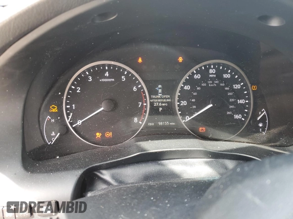 2014 Lexus ES 350 with VIN JTHBK1GG3E2140131, listed as a Copart auction lot 51877225 with 98,155 mi miles and Salvage Title. Bid and sale history available at carsss.com. Image 9.