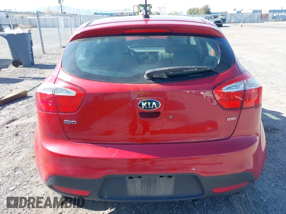 2015 Kia Rio LX with VIN KNADM5A30F6500710, listed as a IAAI auction lot 42049467 with 138,271 mi miles. Bid and sale history available at carsss.com. Image 17.