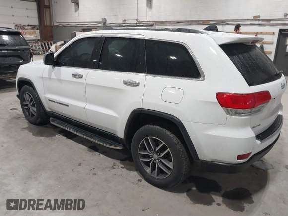 2018 Jeep Grand Cherokee Limited with VIN 1C4RJFBGXJC475110, listed as a IAAI auction lot 41858278 with 117,811 mi miles and . Bid and sale history available at DreamBid. Image 3.