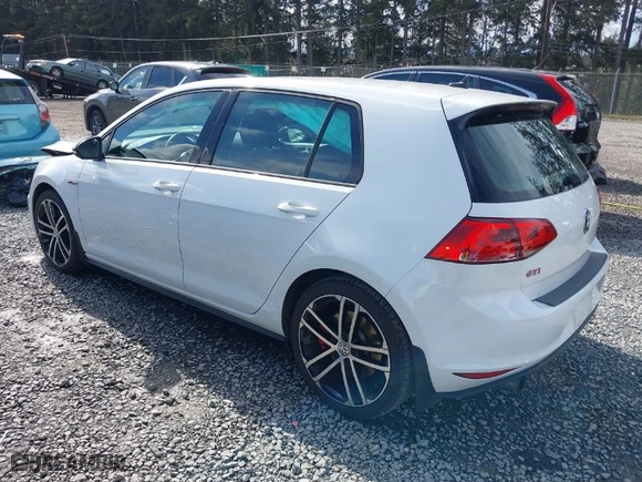 2017 Volkswagen Golf GTI S with VIN 3VW447AU3HM041888, listed as a IAAI auction lot 41828186 with 53,307 mi miles. Bid and sale history available at carsss.com. Image 3.