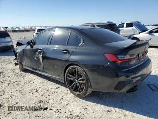 2021 BMW 3 Series M340i with VIN 3MW5U7J03M8C02731, listed as a Copart auction lot 46422465 with 0 mi miles and Salvage Title. Bid and sale history available at carsss.com. Image 2.