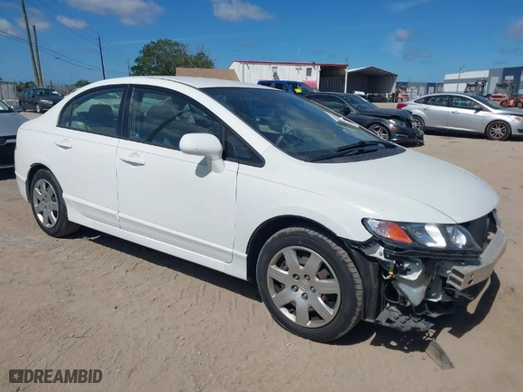 2010 Honda Civic Sdn LX with VIN 2HGFA1F5XAH551745, listed as a IAAI auction lot 41840242 with 19,231 mi miles. Bid and sale history available at carsss.com. Image 1.