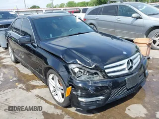 2013 Mercedes-Benz C with VIN WDDGF4HB2DR300821, listed as a IAAI auction lot 41948046 with 81,215 mi miles. Bid and sale history available at carsss.com. Image 1.
