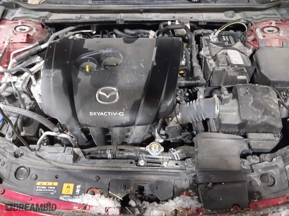 2022 Mazda Mazda3 Sedan Carbon Edition with VIN 3MZBPACL7NM310664, listed as a IAAI auction lot 41297956 with 61,467 mi miles. Bid and sale history available at carsss.com. Image 10.