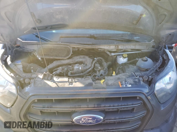 2020 Ford Transit Cargo with VIN 1FTBR3X85LKA18644, listed as a Copart auction lot 89212555 with 74,398 mi miles and Salvage Title. Bid and sale history available at carsss.com. Image 10.