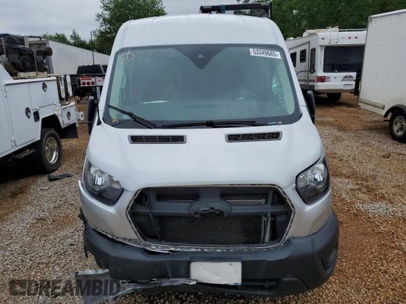 2022 Ford Transit Cargo with VIN 1FTBW9C87NKA52461, listed as a Copart auction lot 53349685 with 55,409 mi miles and Non Repairable. Bid and sale history available at DreamBid. Image 5.