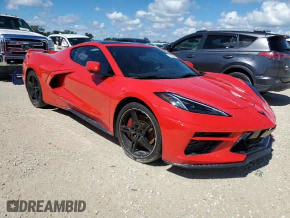 2020 Chevrolet Corvette 3LT with VIN 1G1Y82D49L5116656, listed as a Copart auction lot 74522944 with 0 mi miles and Salvage Title. Bid and sale history available at carsss.com. Image 4.