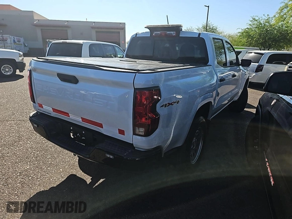 2023 Chevrolet Colorado 4WD Work Truck with VIN 1GCGTBEC2P1200144, listed as a IAAI auction lot 42667360 with 29,151 mi miles and . Bid and sale history available at DreamBid. Image 8.