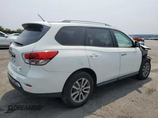 2015 Nissan Pathfinder Platinum z VIN 5N1AR2MM8FC692577, wystawiony jako Copart lot #59165495 z przebiegiem 97 067 mil mil oraz Szkoda całkowita • Salvage title. Historia ofert i sprzedaży dostępna na DreamBid. Obrazek 3.