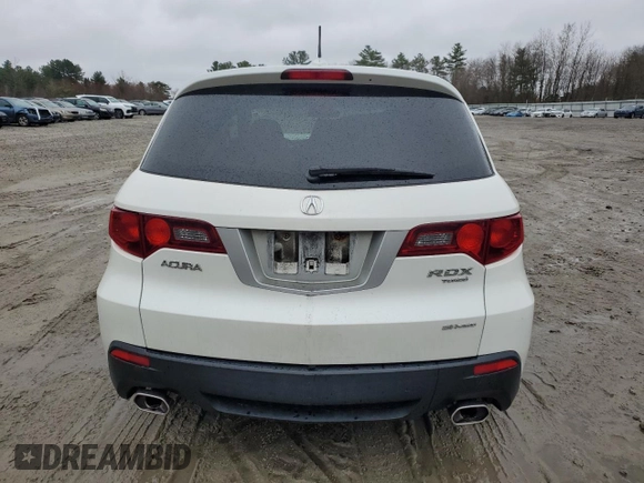2011 Acura RDX Tech Pkg with VIN 5J8TB1H57BA007331, listed as a Copart auction lot 52130075 with 103,206 mi miles and Clean Title. Bid and sale history available at carsss.com. Image 6.