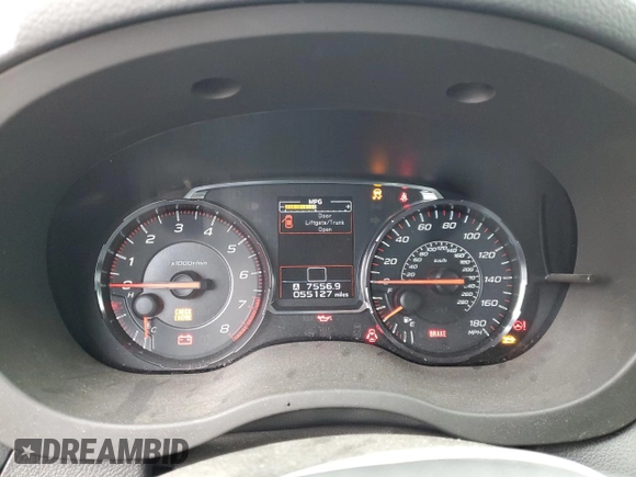 2019 Subaru WRX Premium with VIN JF1VA1C65K9828526, listed as a Copart auction lot 52082935 with 55,127 mi miles and Salvage title. Bid and sale history available at DreamBid. Image 9.