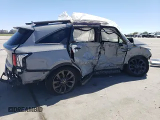 2022 Kia Sorento X-Line SX Prestige with VIN 5XYRKDLF5NG092457, listed as a Copart auction lot 49263335 with Not provided miles and Salvage title. Bid and sale history available at DreamBid. Image 3.