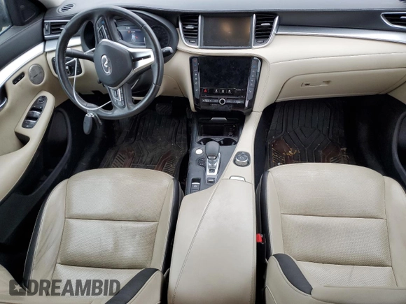 2019 Infiniti QX50 Pure with VIN 3PCAJ5M37KF108445, listed as a Copart auction lot 82199064 with 133,707 mi miles and Salvage title. Bid and sale history available at DreamBid. Image 8.