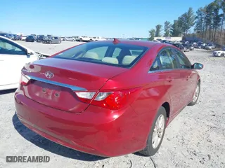 2013 Hyundai Sonata GLS PZEV with VIN 5NPEB4AC3DH579851, listed as a IAAI auction lot 41704589 with 201,566 mi miles. Bid and sale history available at carsss.com. Image 4.