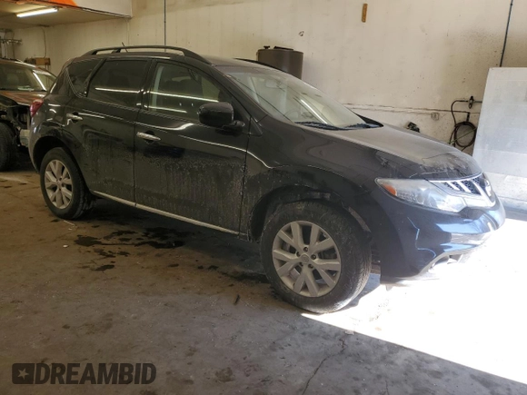 2013 Nissan Murano SV with VIN JN8AZ1MW4DW314675, listed as a Copart auction lot 46052455 with 170,319 mi miles and Clean Title. Bid and sale history available at carsss.com. Image 4.