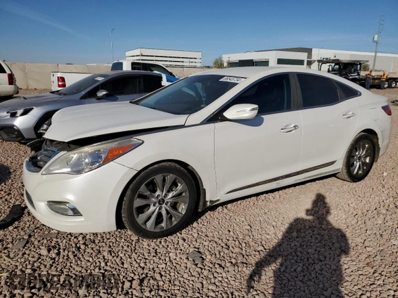 2014 Hyundai Azera with VIN KMHFG4JG4EA346316, listed as a Copart auction lot 86545734 with 155,590 mi miles and Salvage title. Bid and sale history available at DreamBid. Image 1.