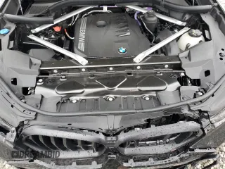 2024 BMW X6 xDrive40i with VIN 5UX33EX01R9S29270, listed as a Copart auction lot 43861375 with 0 mi miles and Salvage Title. Bid and sale history available at carsss.com. Image 12.