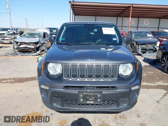 2022 Jeep Renegade Sport with VIN ZACNJDA13NPN49563, listed as a IAAI auction lot 42183338 with 17,945 mi miles and . Bid and sale history available at DreamBid. Image 12.