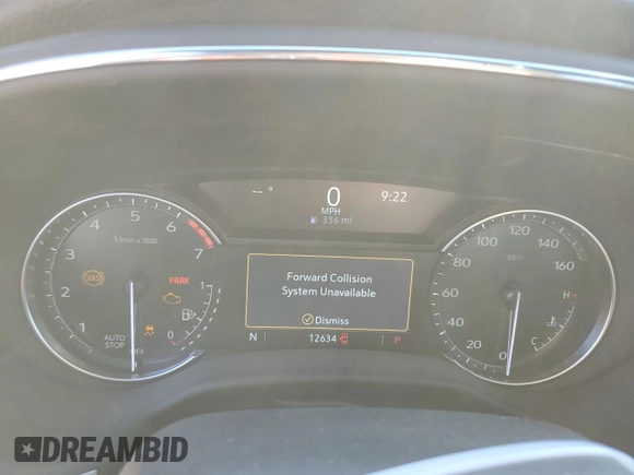 2023 Cadillac CT5 Luxury with VIN 1G6DM5RK2P0131287, listed as a Copart auction lot 46291115 with 12,634 mi miles and Salvage title. Bid and sale history available at DreamBid. Image 9.