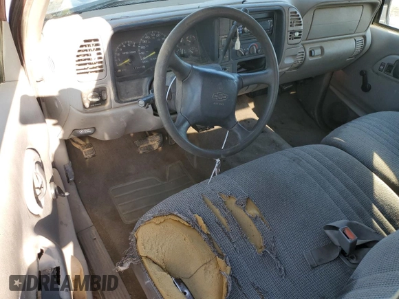 1998 Chevrolet Silverado 1500 with VIN 1GCEK19R2WE133619, listed as a Copart auction lot 55303545 with 200,306 mi miles and Salvage Title. Bid and sale history available at DreamBid. Image 8.