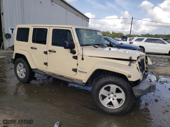 2011 Jeep Wrangler Unlimited Sahara with VIN 1J4BA5H19BL593658, listed as a Copart auction lot 71947684 with 122,323 mi miles and Salvage Title. Bid and sale history available at carsss.com. Image 4.